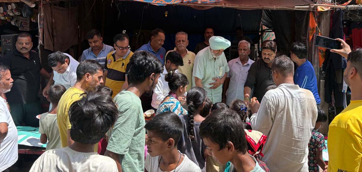 Langar of Kheer and Puris Organized in Connection with Sawan Month
